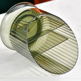 Makeup Brush Holder Organizer Plastic Transparent Round Makeup Brush Storage Holder Cup for Pen Pencil Green Free Size