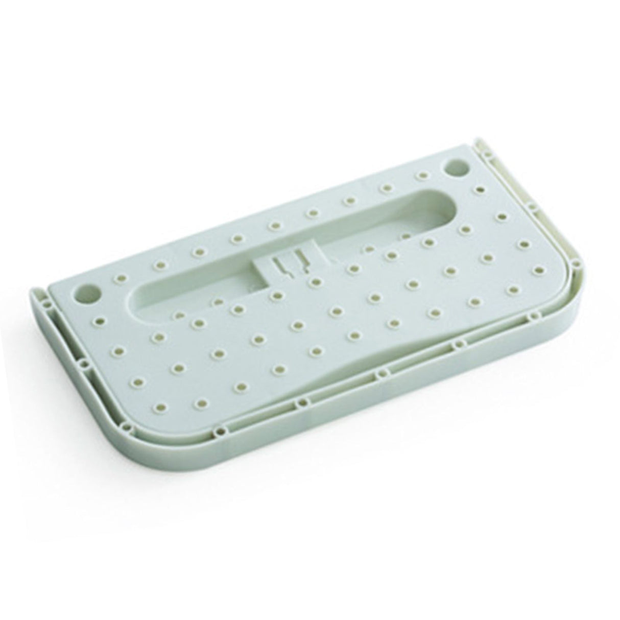 Wall Mounted Shoes Rack Adhesive Foldable Space Saving PP Door Shoe Hanger for Bathroom Blue Free Size