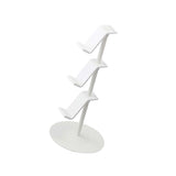 3 Layer Game Controller Storage Rack Hollow Headphone Game Console Controller Holder Stand Organizer for XBOX White - Front View