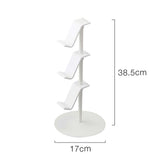 3 Layer Game Controller Storage Rack Hollow Headphone Game Console Controller Holder Stand Organizer for XBOX White - Extra Image