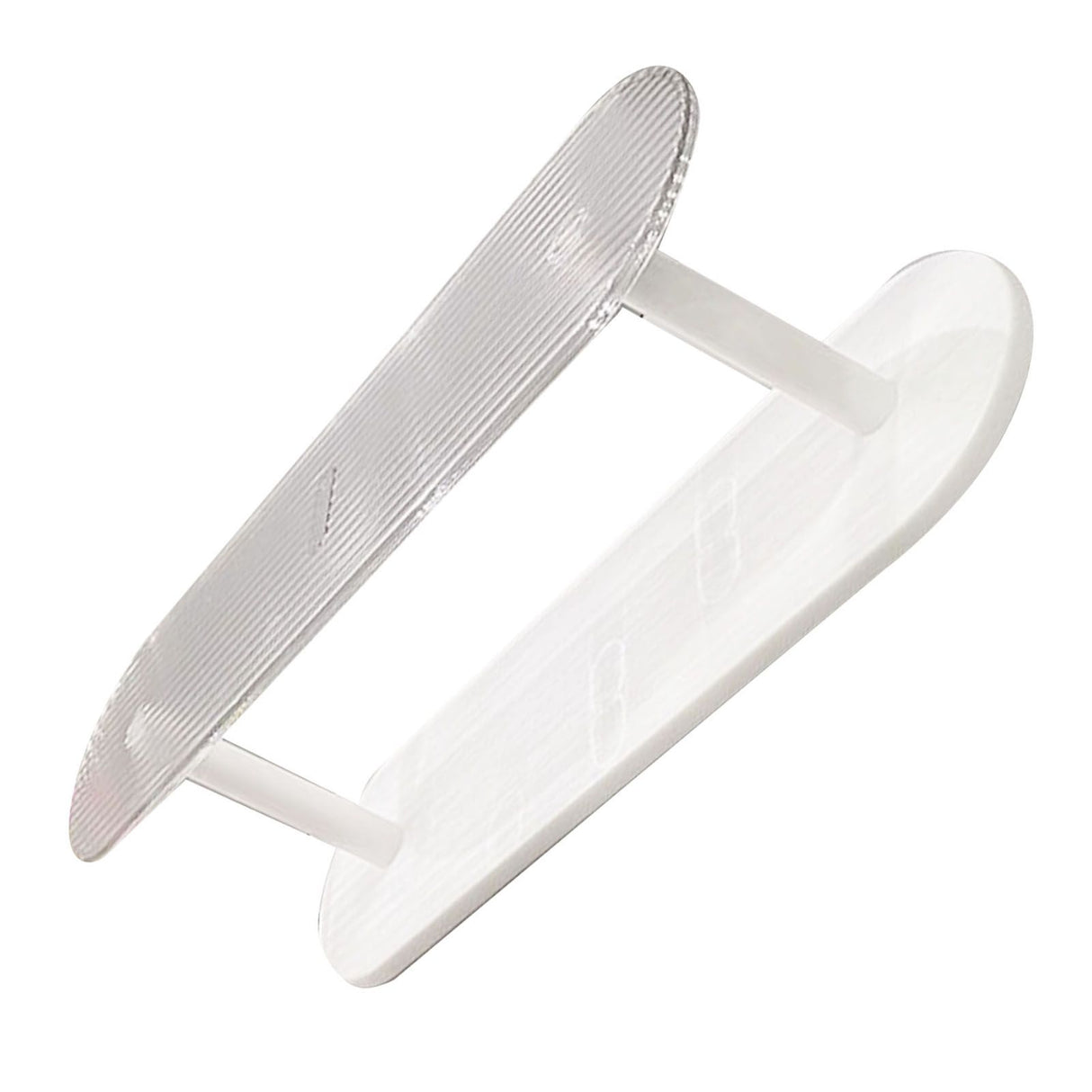 Figure Display Rack White Transparent Large Capacity Plastic Skin Care Rack Cosmetic Holder Stand Double Layer