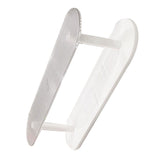 Figure Display Rack White Transparent Large Capacity Plastic Skin Care Rack Cosmetic Holder Stand Double Layer