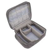 Portable Cord Bag Electronic Accessories Carry Case Waterproof Electronic Storage Bag for Chargers Hard Drives Grey