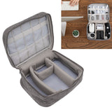 Portable Cord Bag Electronic Accessories Carry Case Waterproof Electronic Storage Bag for Chargers Hard Drives Grey