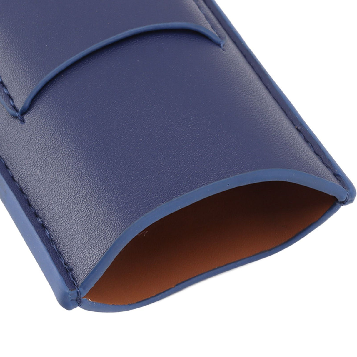 Cigar Case Elegant Vintage Hand Crafted Slim Portable 2 Fingers Cigar Holder for Travel Party Business Blue