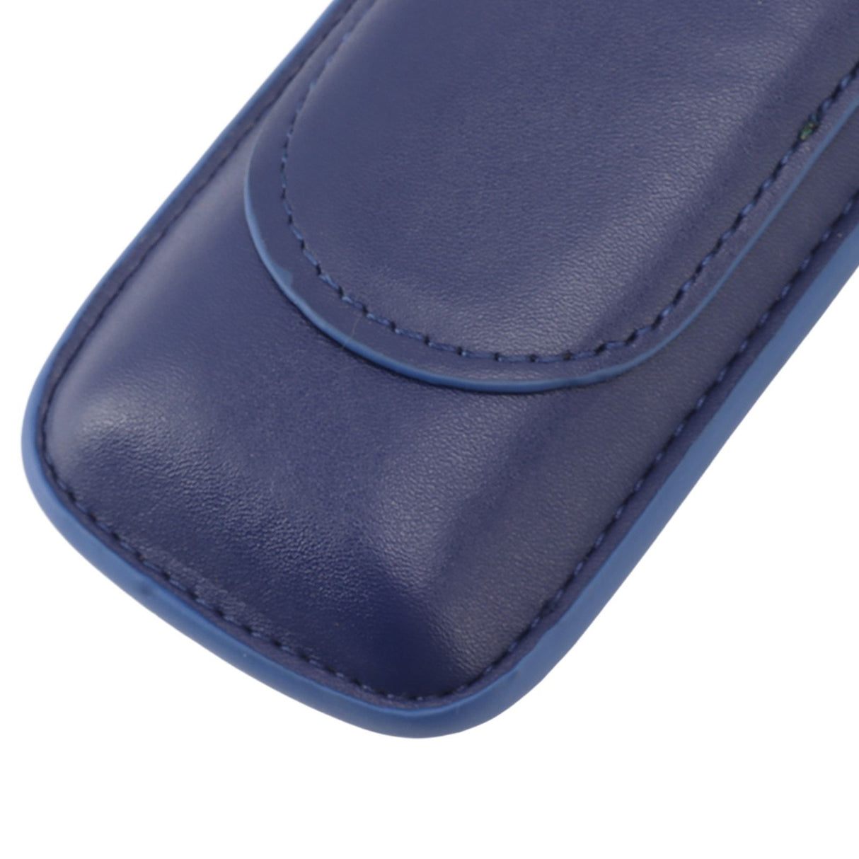 Cigar Case Elegant Vintage Hand Crafted Slim Portable 2 Fingers Cigar Holder for Travel Party Business Blue