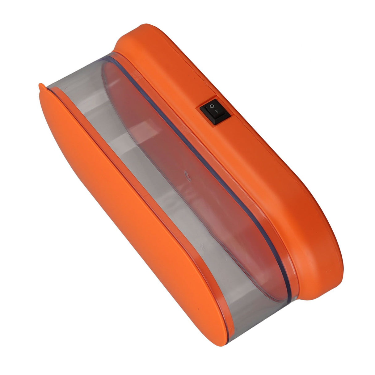 Mini Cleaning Machine Low Noise Portable Ultrasound Cleaner for Jewelry Glasses Makeup Brush Orange