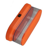 Mini Cleaning Machine Low Noise Portable Ultrasound Cleaner for Jewelry Glasses Makeup Brush Orange - Extra Image