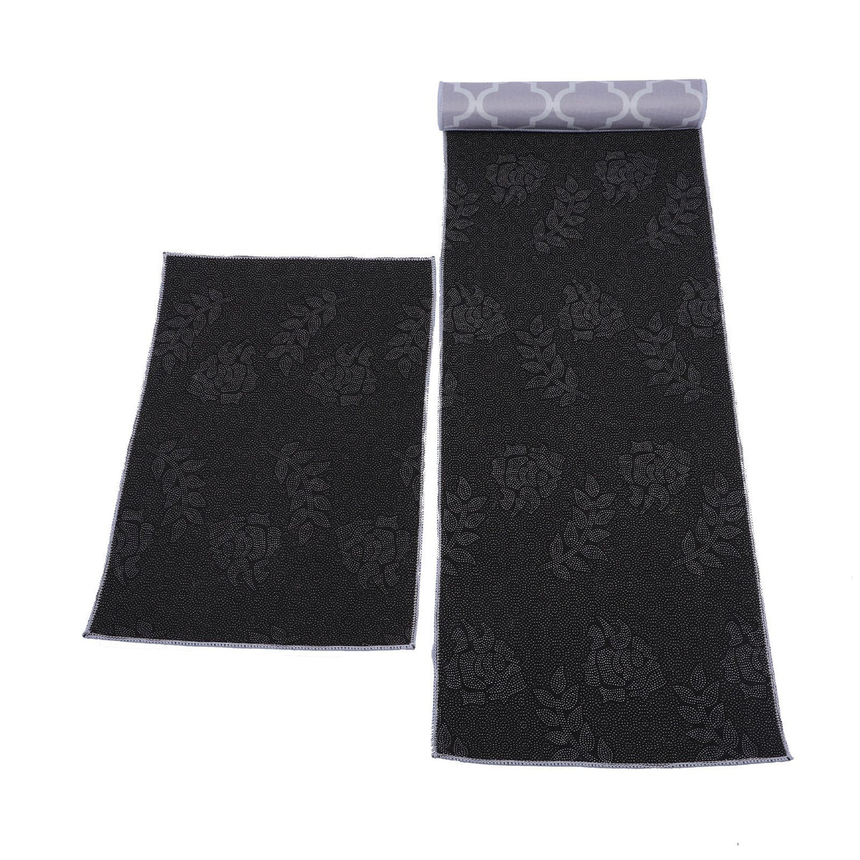 2Pcs Kitchen Mat Dustproof Floor Mat Rug Home Decoration for Office Hotel