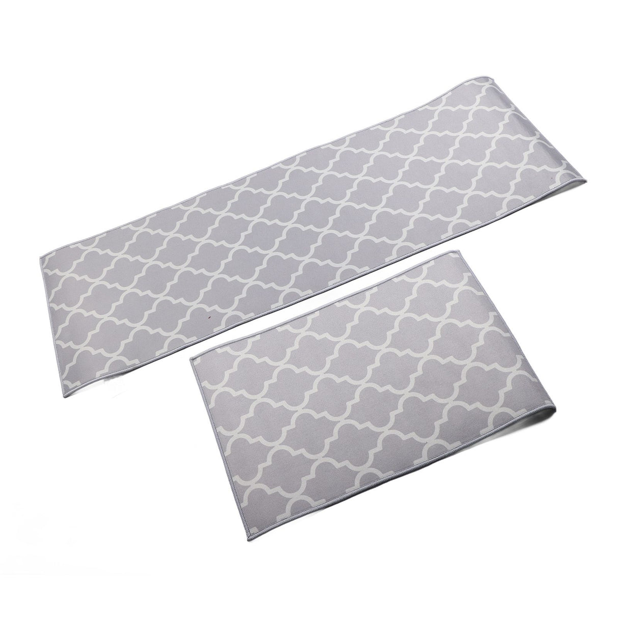 2Pcs Kitchen Mat Dustproof Floor Mat Rug Home Decoration for Office Hotel