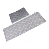 2Pcs Kitchen Mat Dustproof Floor Mat Rug Home Decoration for Office Hotel - Low Angle