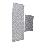 2Pcs Kitchen Mat Dustproof Floor Mat Rug Home Decoration for Office Hotel