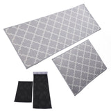 2Pcs Kitchen Mat Dustproof Floor Mat Rug Home Decoration for Office Hotel
