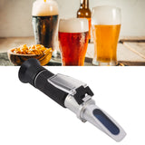 Brix Meter Refractometer Light Weight Handheld Refractometer Durable Alcohol Volume Measurement Tool for Home Outdoors