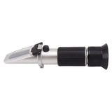 Milk Meter Refractometer 0 to 20 Percent Handheld Refractometer with Auto Temp Compensation for Protein Moisture Test - Side View