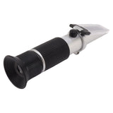 Milk Meter Refractometer 0 to 20 Percent Handheld Refractometer with Auto Temp Compensation for Protein Moisture Test