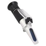 Milk Meter Refractometer 0 to 20 Percent Handheld Refractometer with Auto Temp Compensation for Protein Moisture Test