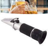 Milk Meter Refractometer 0 to 20 Percent Handheld Refractometer with Auto Temp Compensation for Protein Moisture Test