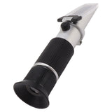 Milk Meter Refractometer 0 to 20 Percent Handheld Refractometer with Auto Temp Compensation for Protein Moisture Test