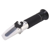 Brix Meter Refractometer 10‑30% Aluminum Portable Handheld Sugar Content Hydrometer for Fruit Honey Other Sugary Drink - Side View