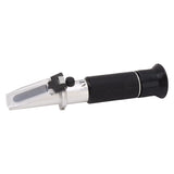 Brix Meter Refractometer 10‑30% Aluminum Portable Handheld Sugar Content Hydrometer for Fruit Honey Other Sugary Drink - Top-Down View