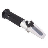 Brix Meter Refractometer 10‑30% Aluminum Portable Handheld Sugar Content Hydrometer for Fruit Honey Other Sugary Drink - Low Angle