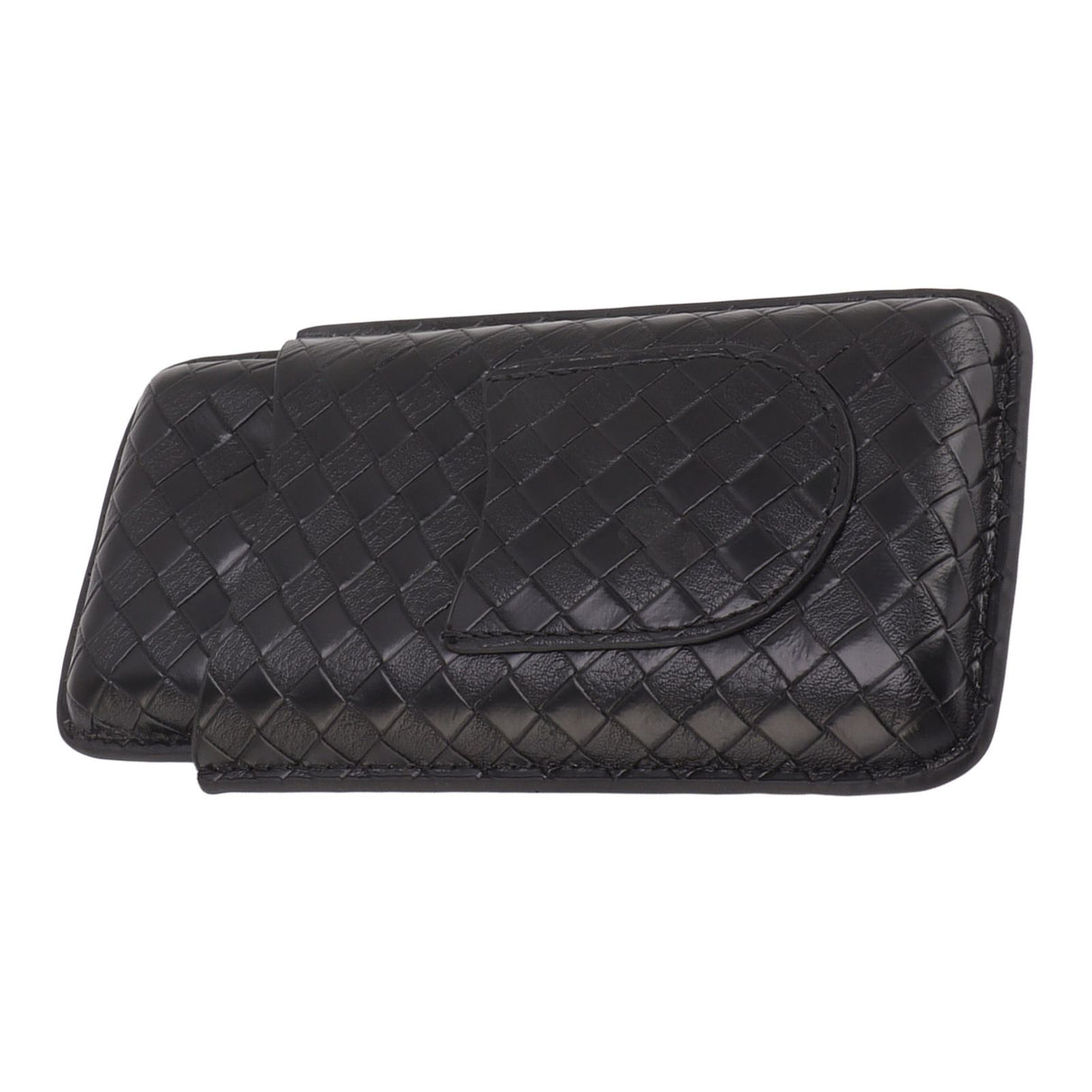 3 Sticks Portable Cigar Case Leather Cigar Humidors Travel Moisturizer Cigar Case for Men Gifts Black