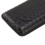 3 Sticks Portable Cigar Case Leather Cigar Humidors Travel Moisturizer Cigar Case for Men Gifts Black - Extra Image