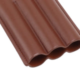 Leather Cigar Case Portable 3 Finger Cigar Humidor Carrying Case with Cutter Pocket for Cigar Lovers Brown - Extra Image