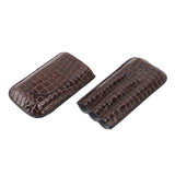 Leather Cigar Holder Portable Holding 3 Cigars Practical Travel Cigar Humidor for Man