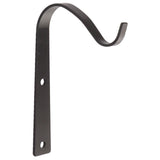 8Pcs Black Plants Hanging Wall Hook S Shape Wall Mount Plants Pot Hanging Bracket for Flower Basket - 45-Degree Angle