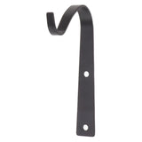 8Pcs Black Plants Hanging Wall Hook S Shape Wall Mount Plants Pot Hanging Bracket for Flower Basket - Rear View