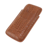 Cigar Holder Case Artificial Leather Portable Durable Elegant 3 Finger Cigar Box for Travel Outdoor Business 79 - Extra Image