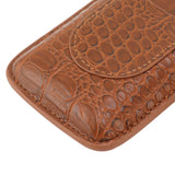 Cigar Holder Case Artificial Leather Portable Durable Elegant 3 Finger Cigar Box for Travel Outdoor Business 79