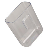 Adhesive Storage Bin Transparent Plastic Wall Mounted Floating Storage Holder Desk Organizer for Bedroom Bathroom S