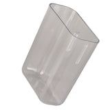 Adhesive Storage Bin Transparent Plastic Wall Mounted Floating Storage Holder Desk Organizer for Bedroom Bathroom S - Top-Down View