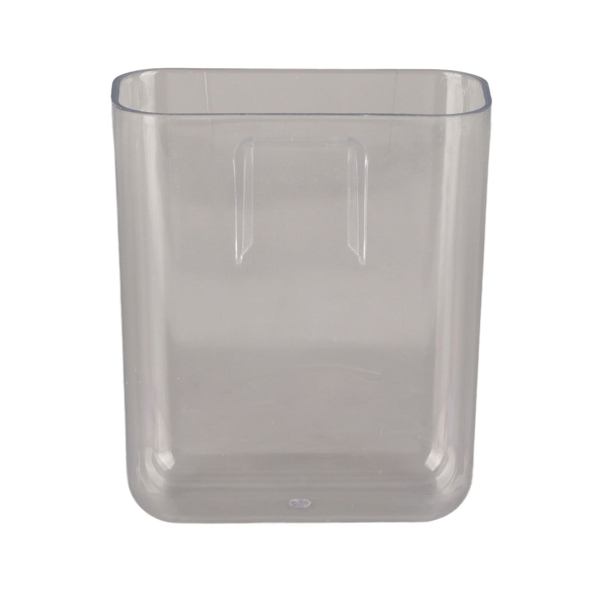 Adhesive Storage Bin Transparent Plastic Wall Mounted Floating Storage Holder Desk Organizer for Bedroom Bathroom S