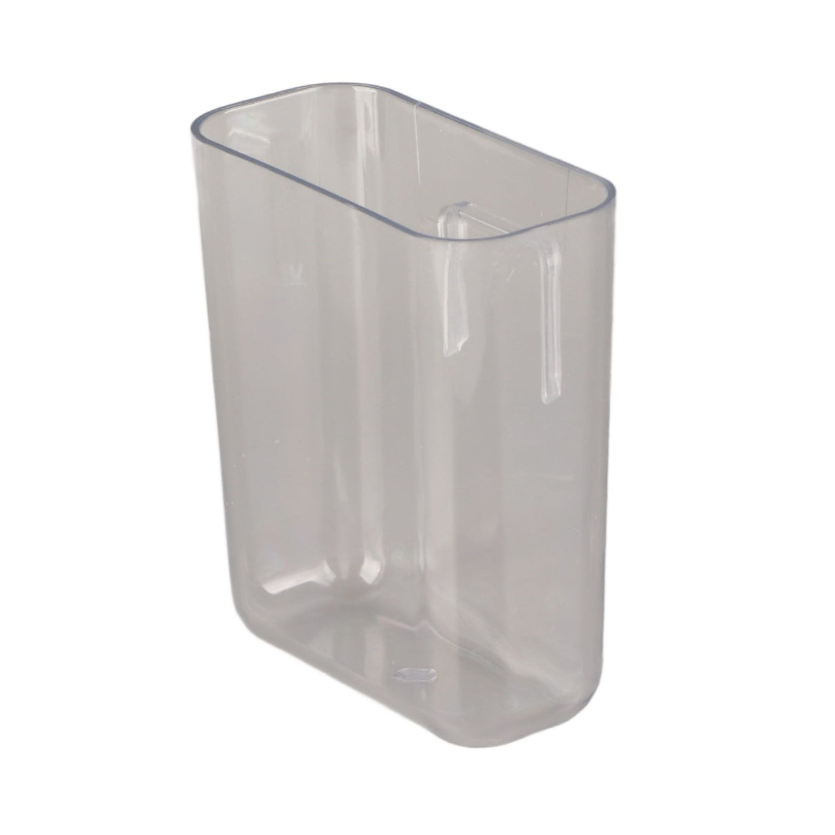 Adhesive Storage Bin Transparent Plastic Wall Mounted Floating Storage Holder Desk Organizer for Bedroom Bathroom S