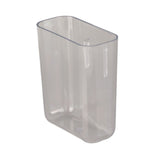 Adhesive Storage Bin Transparent Plastic Wall Mounted Floating Storage Holder Desk Organizer for Bedroom Bathroom S