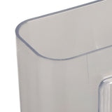 Adhesive Storage Bin Transparent Plastic Wall Mounted Floating Storage Holder Desk Organizer for Bedroom Bathroom S