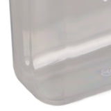 Adhesive Storage Bin Transparent Plastic Wall Mounted Floating Storage Holder Desk Organizer for Bedroom Bathroom S