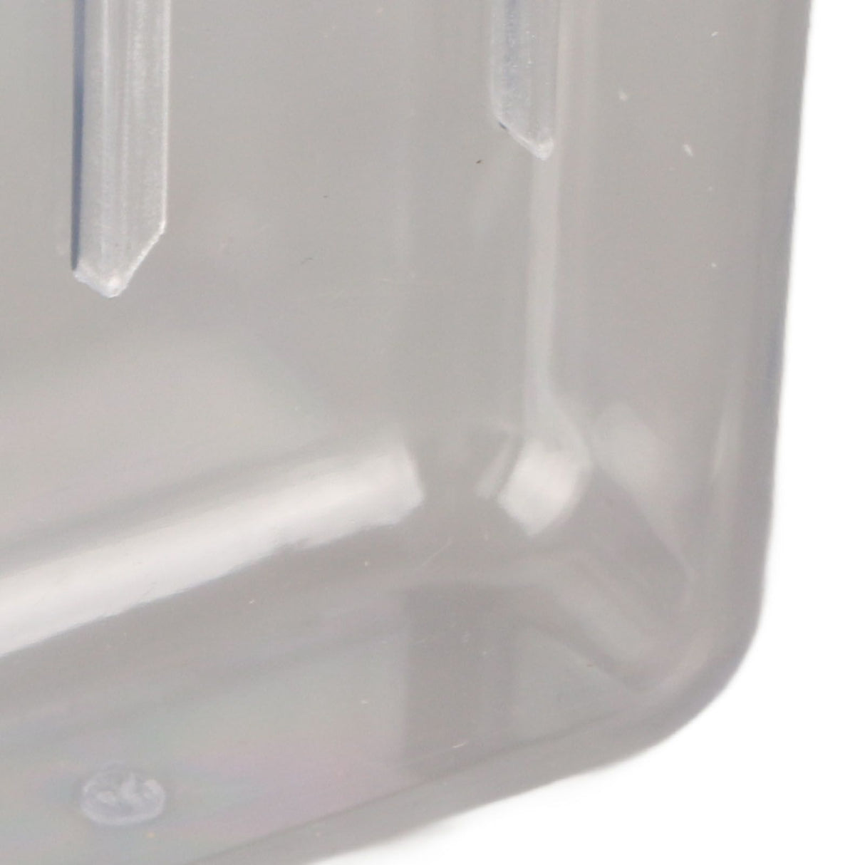 Adhesive Storage Bin Transparent Plastic Wall Mounted Floating Storage Holder Desk Organizer for Bedroom Bathroom S