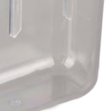 Adhesive Storage Bin Transparent Plastic Wall Mounted Floating Storage Holder Desk Organizer for Bedroom Bathroom S