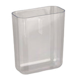 Adhesive Storage Bin Transparent Plastic Wall Mounted Floating Storage Holder Desk Organizer for Bedroom Bathroom S - Extra Image