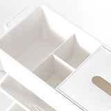 Movable Bookshelf Large Capacity Rotatable Removable Plastic Practical Rolling Organization Shelf 6 Layer - Close-Up Angle