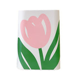Floral Trash Can Large Mouth Cute Appearance Modern Style Garbage Waste Basket for Kitchen Bathroom Bedroom Square Large Size