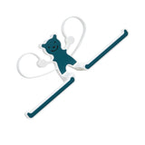 Storage Hook Rack Multipurpose Strong Bearing Capacity Waterproof Punch Free Towel Rack Holder for Home Blue