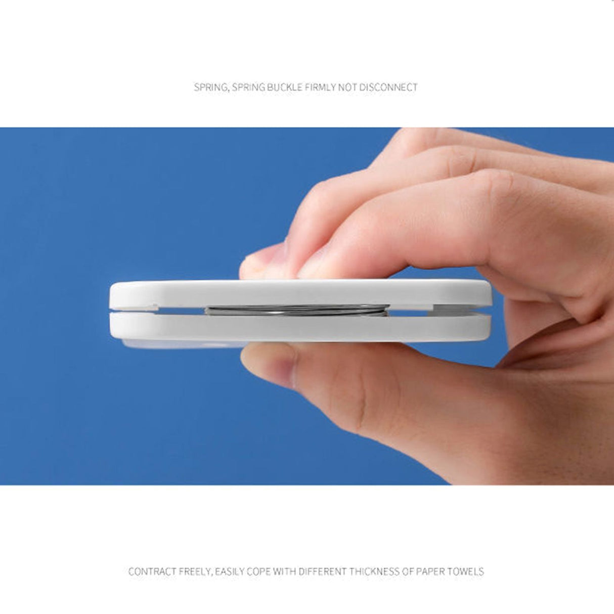 Tissue Box Spring Support Automatic Lifting Flexible Tissue Spring Bracket Spring Holder for Kitchen Office Room