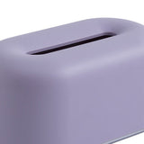 Nordic Ins Plastic Tissue Box Simple Paper Holder Dispenser Home Storage Case for Home Dormitory Bedroom Coffee Table Restaurant Light Purple