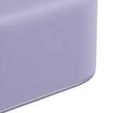 Nordic Ins Plastic Tissue Box Simple Paper Holder Dispenser Home Storage Case for Home Dormitory Bedroom Coffee Table Restaurant Light Purple - Extra Image